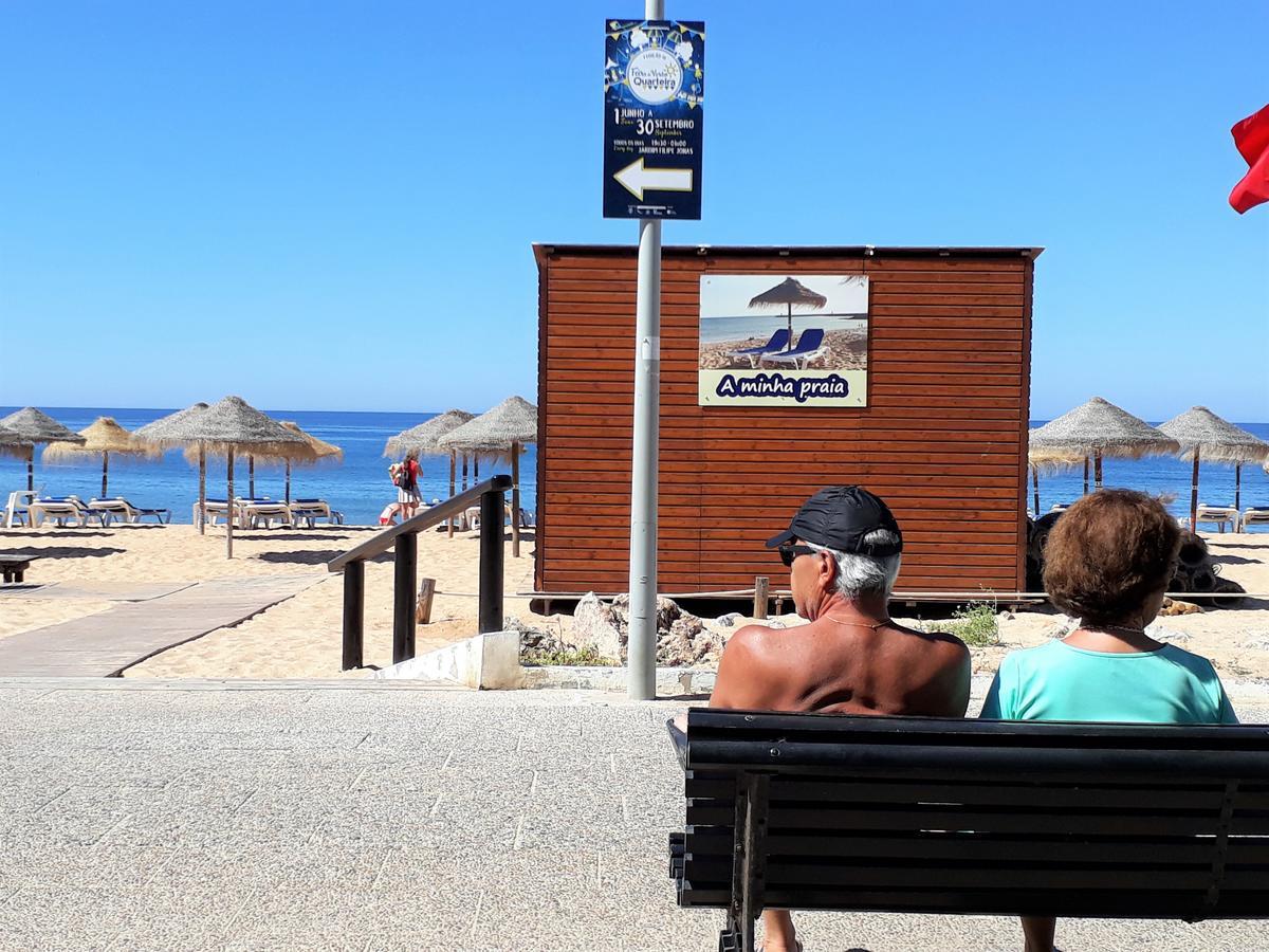 T2 Avenida- Frente Mar, Ar-Condicionado, Wifi Lejlighed Quarteira Eksteriør billede